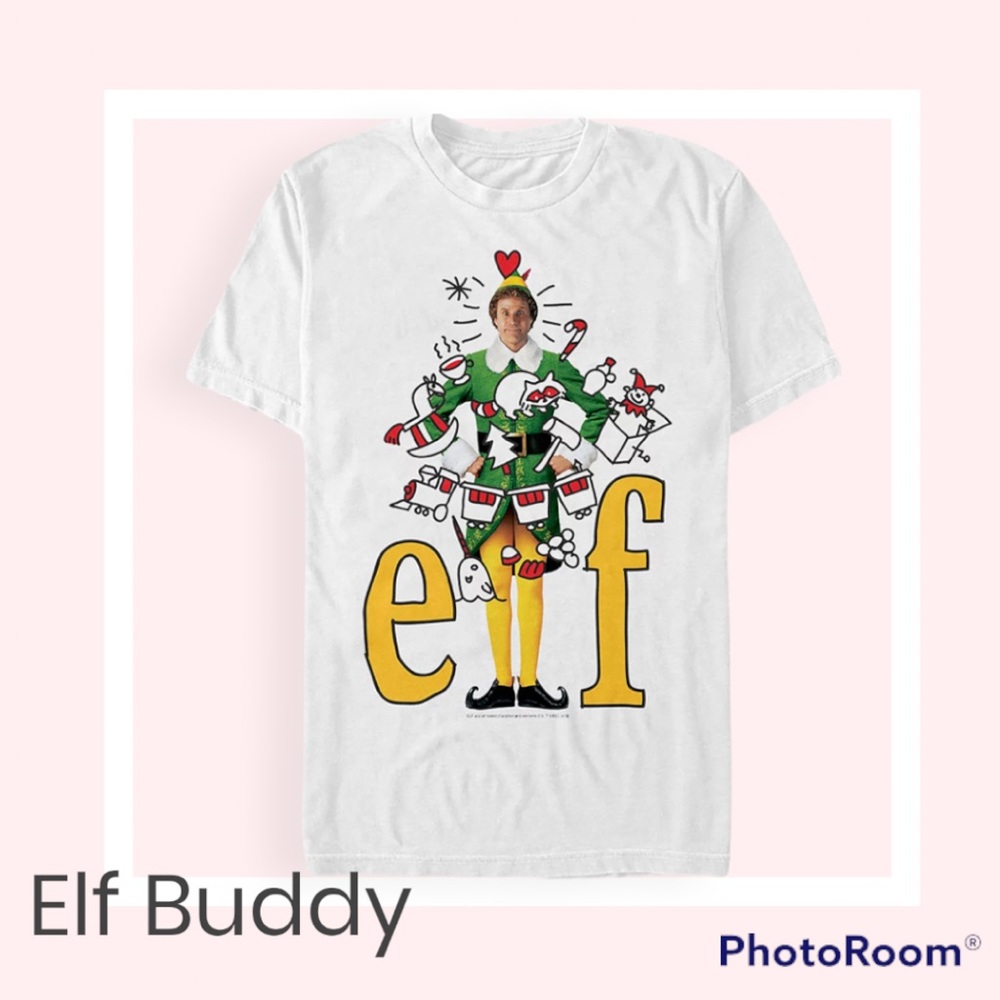 BNWT Elf Short Sleeve Graphic T-Shirt